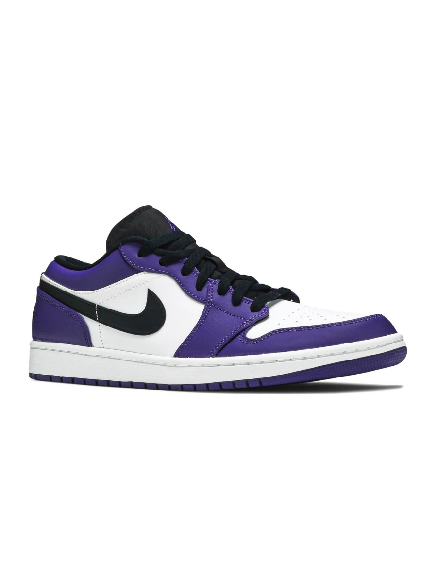 Картинка Кроссовки весенние Nike Air Jordan 1 Low Court Purple White