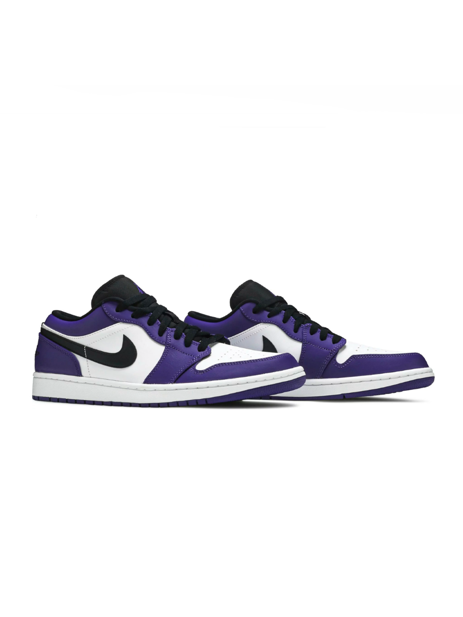 Картинка Кроссовки весенние Nike Air Jordan 1 Low Court Purple White