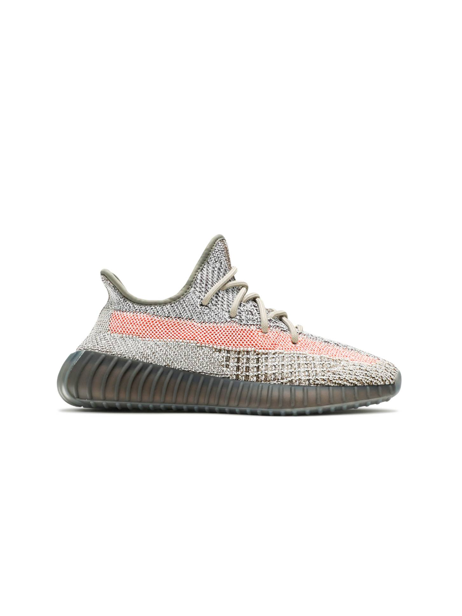 Картинка Кроссовки с сеткой беговые Adidas Yeezy Boost 350 V2 Ash Stone