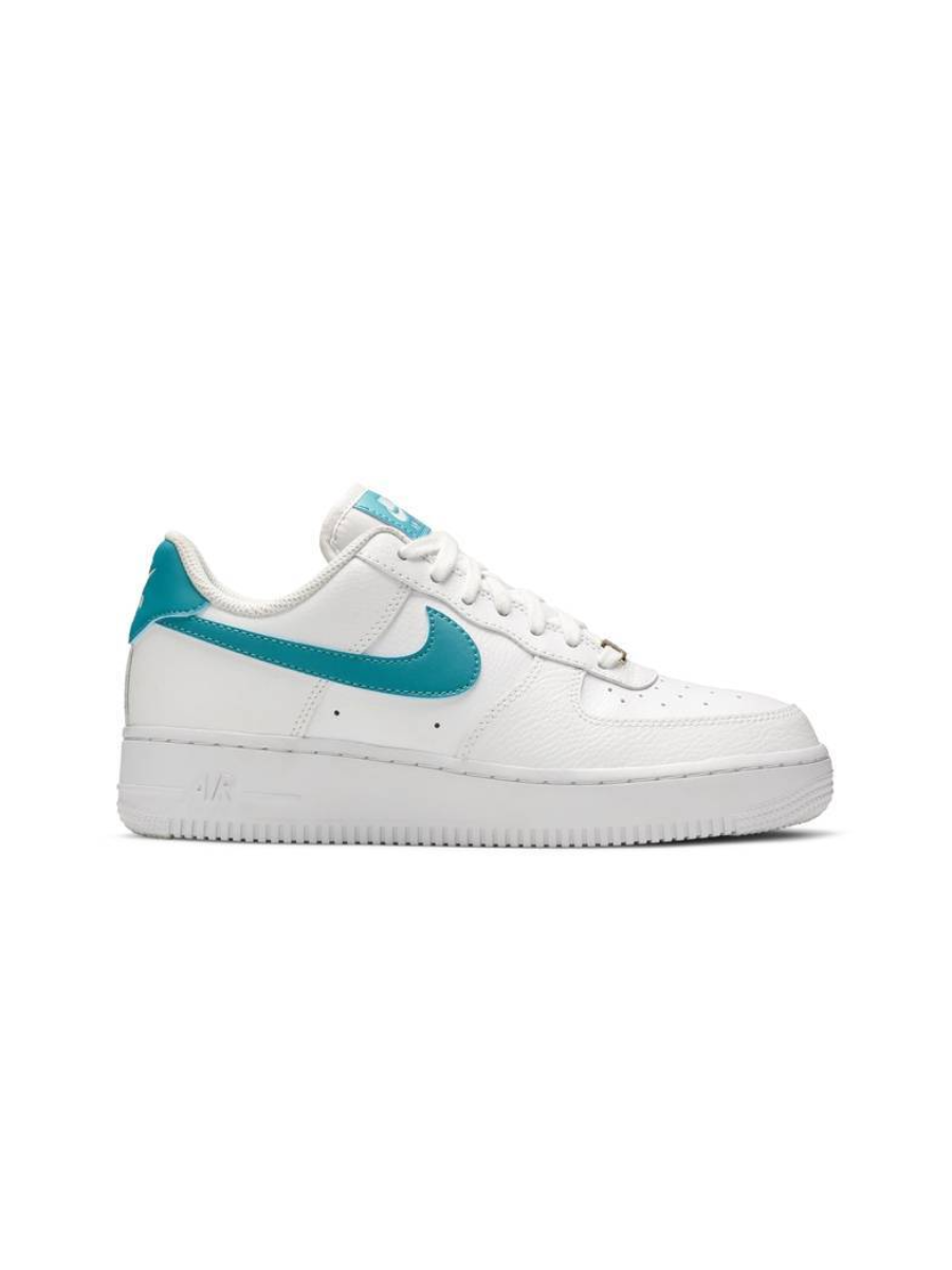 Картинка Кроссовки баскетбольные Nike Air Force 1 '07 White Teal Nebula