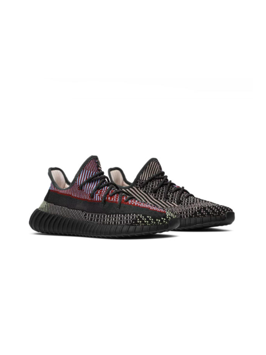 Картинка Кроссовки замшевые с сеткой Adidas Yeezy Boost 350 V2 Yecheil