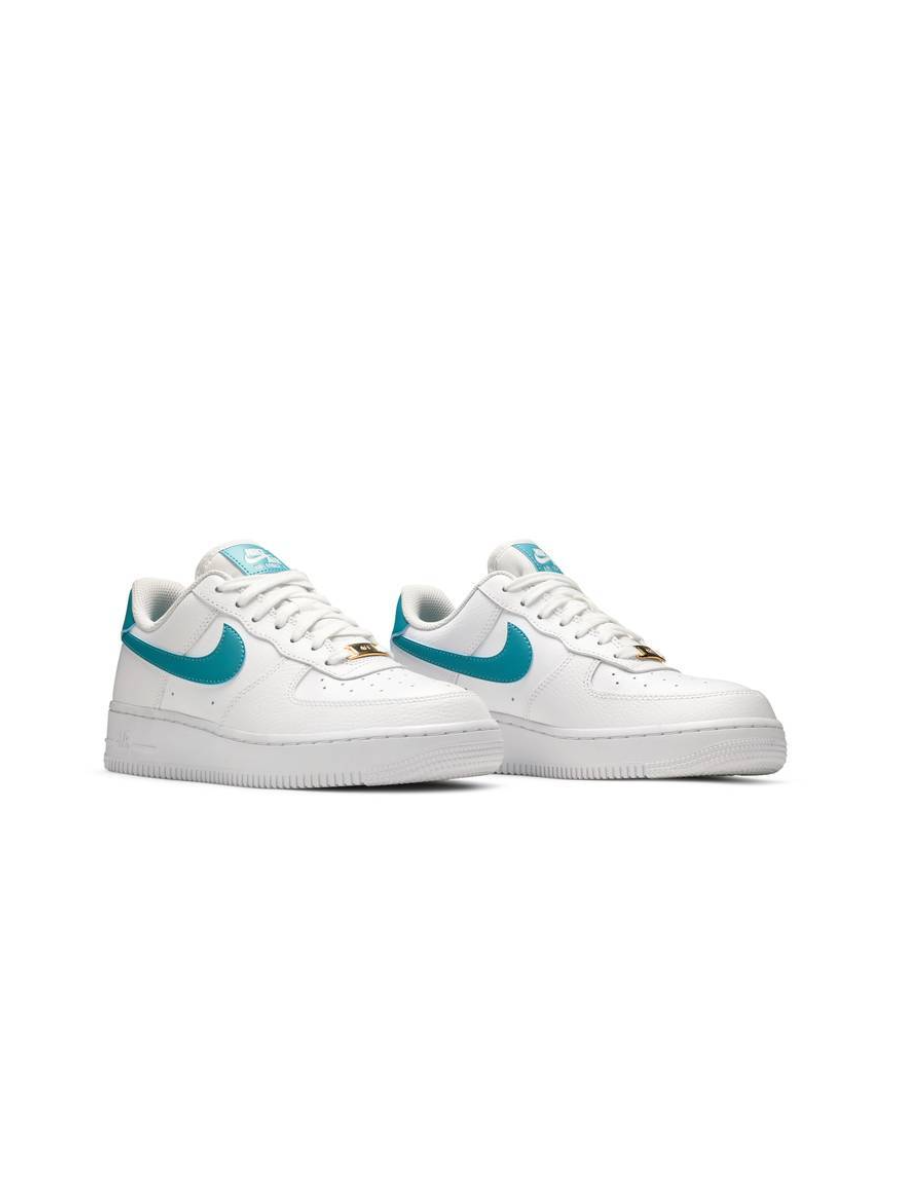 Картинка Кроссовки баскетбольные Nike Air Force 1 '07 White Teal Nebula