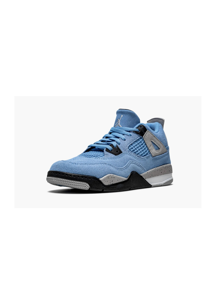 Картинка Кроссовки баскетбольные высокие Nike Air Jordan 4 Retro University Blue