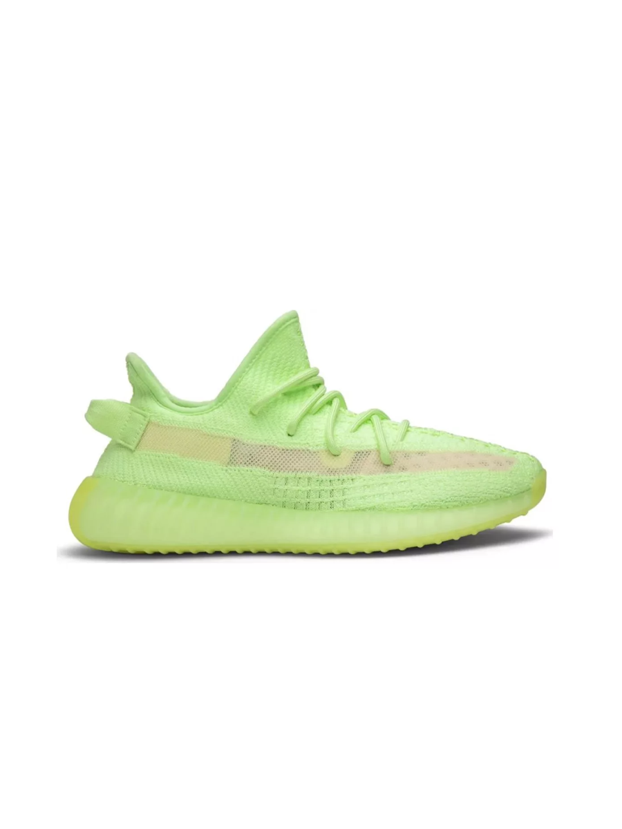 Картинка Кроссовки для бега зала с сеткой Adidas Yeezy Boost 350 V2 Glow