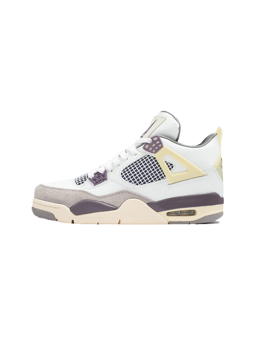 Картинка Кроссовки мужские Nike Air Jordan 4 MA Maniere Beige Brown