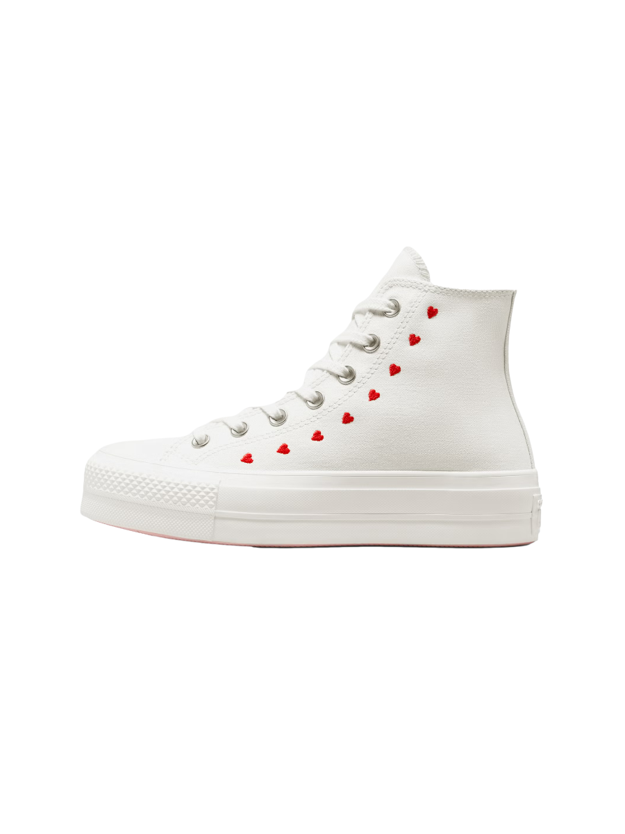 Картинка Кеды Converse Chuck Taylor Crafted With Love Lift High White