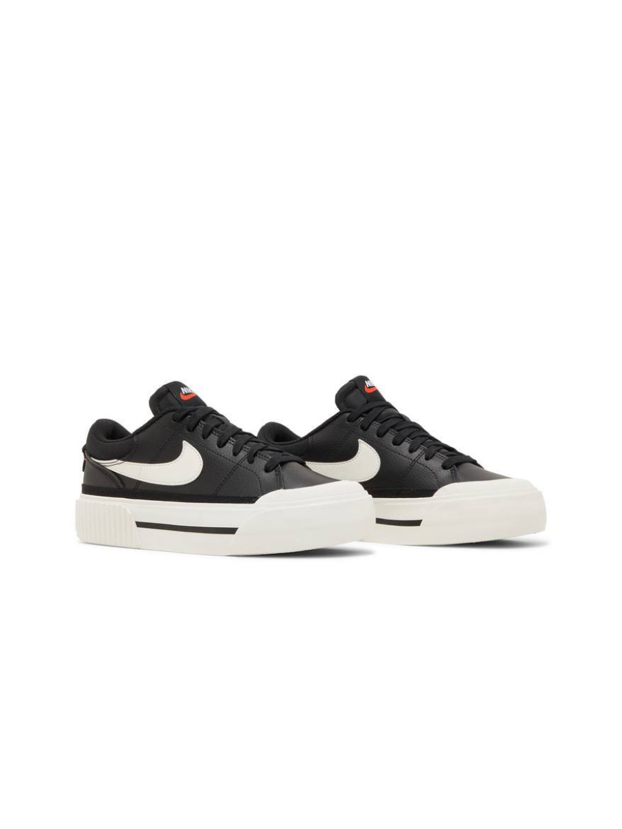 Картинка Кроссовки повседневные Nike Court Legacy Lift Black White Sail