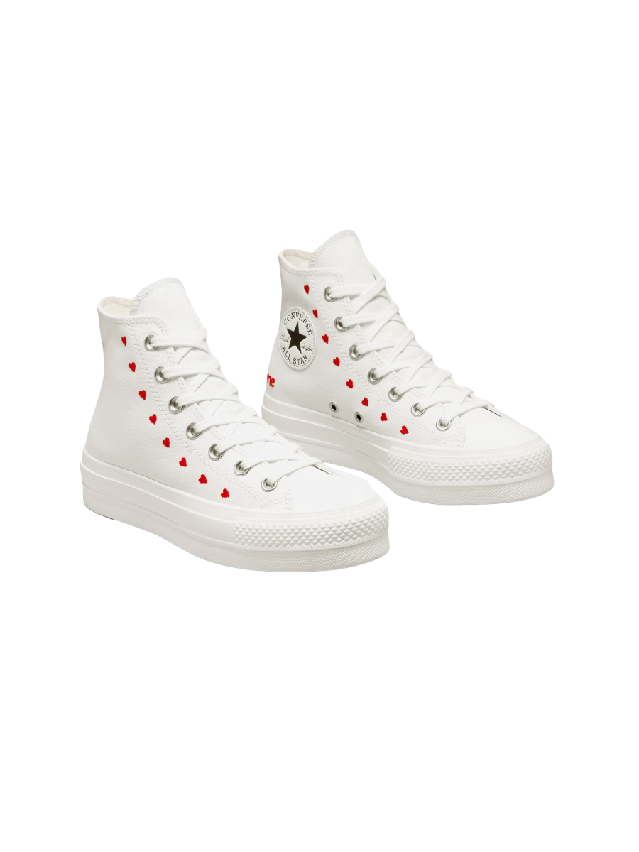 Картинка Кеды Converse Chuck Taylor Crafted With Love Lift High White