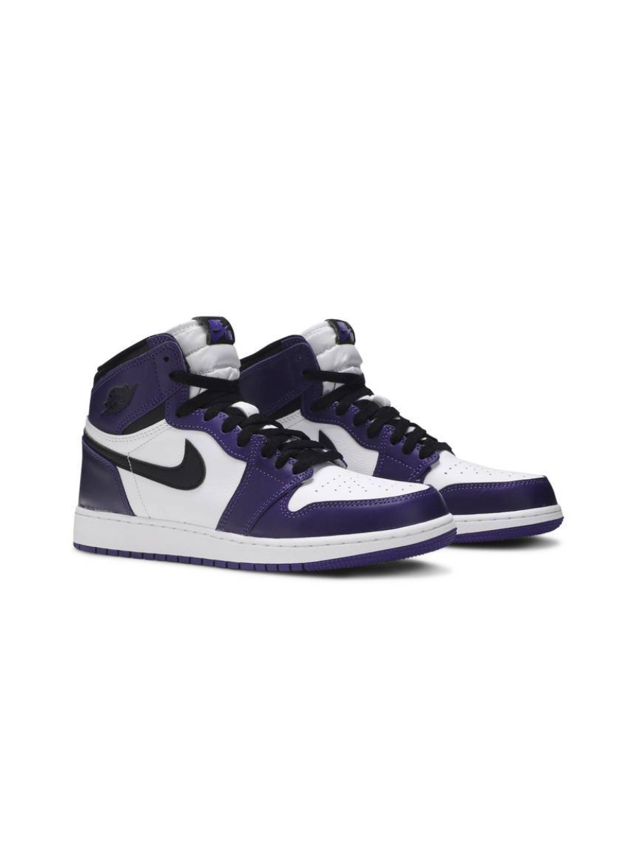 Картинка Кроссовки Nike Air Jordan 1 Retro High Court Purple White