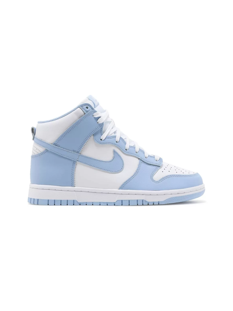 Картинка Кроссовки женские высокие весенние Nike Dunk High Aluminum