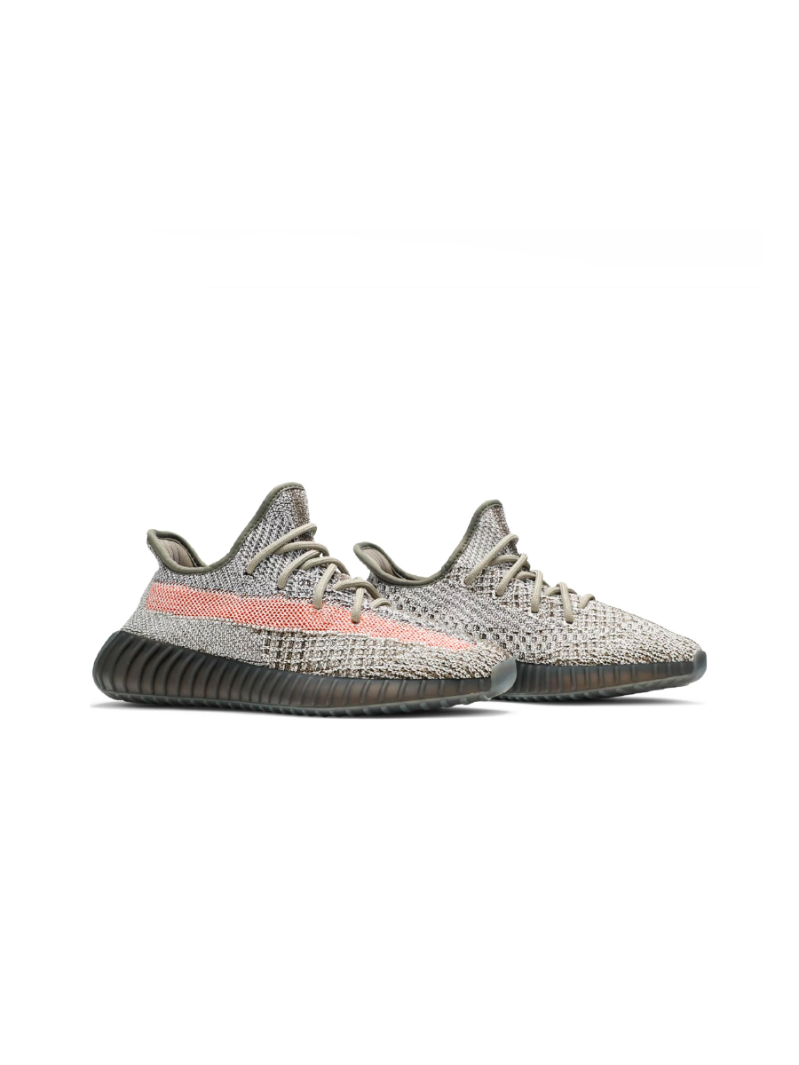 Картинка Кроссовки с сеткой беговые Adidas Yeezy Boost 350 V2 Ash Stone