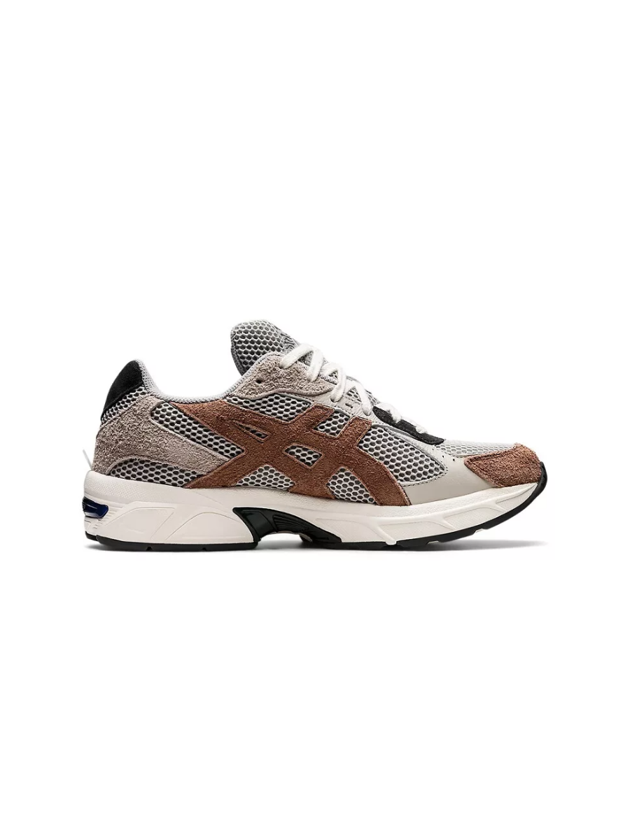 Картинка Кроссовки Asics GEL-1130 Wood Crepe Черно-Серо-Коричневые