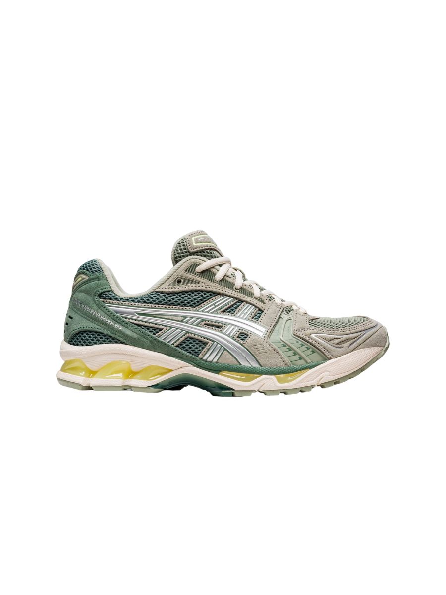 Картинка Кроссовки Asics Gel Kayno 14 Olive Grey Pure Silver