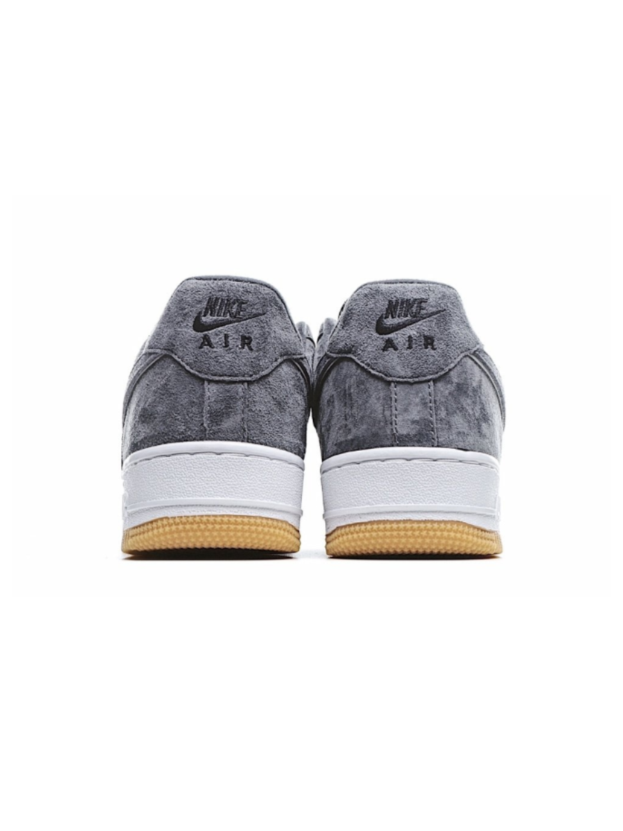 Картинка Кроссовки баскетбольные Nike Air Force 1 '07 Low Suede Black Grey