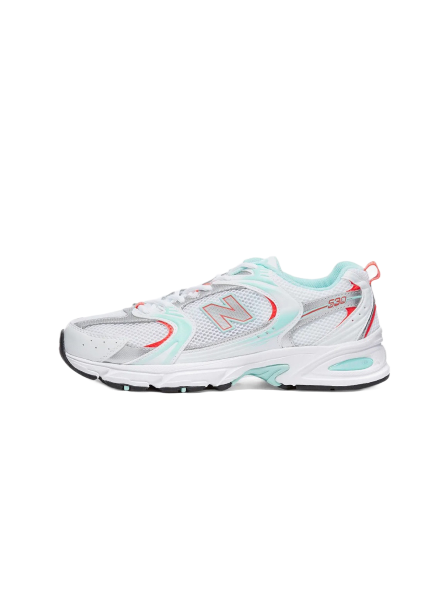 Картинка Кроссовки для бега волейбола New Balance 530 White Turquoise