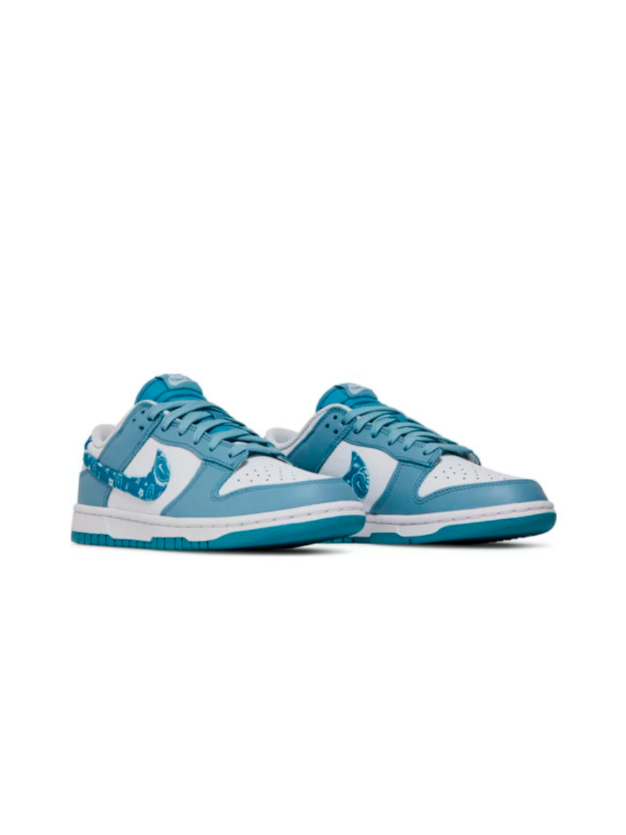 Картинка Кроссовки детские для подростков Nike Dunk Low Paisley Blue