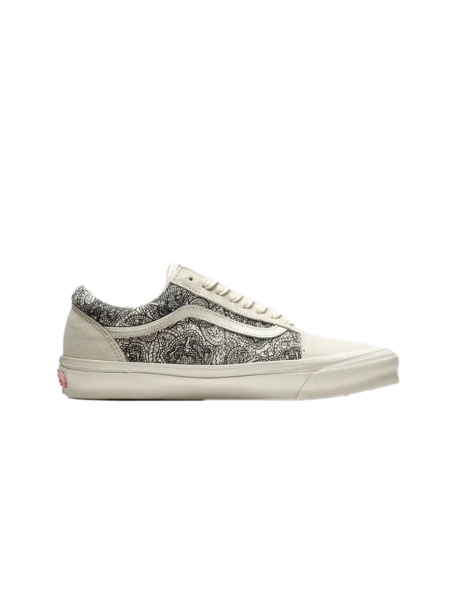 Картинка Кеды летние для подростков Vans Vault UA OG Old Skool LX Paisley