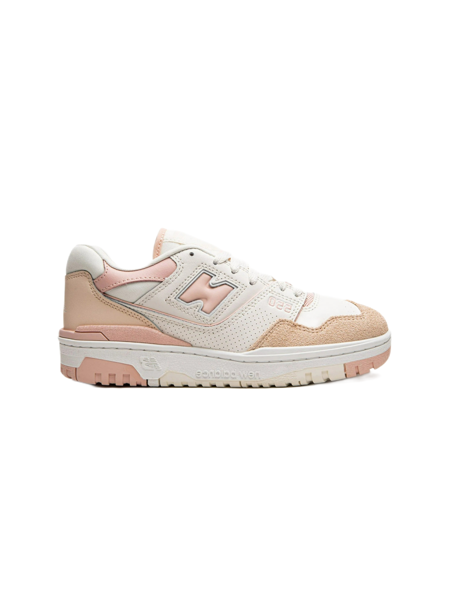 Картинка Кроссовки женские для девочек New Balance 550 White Pink