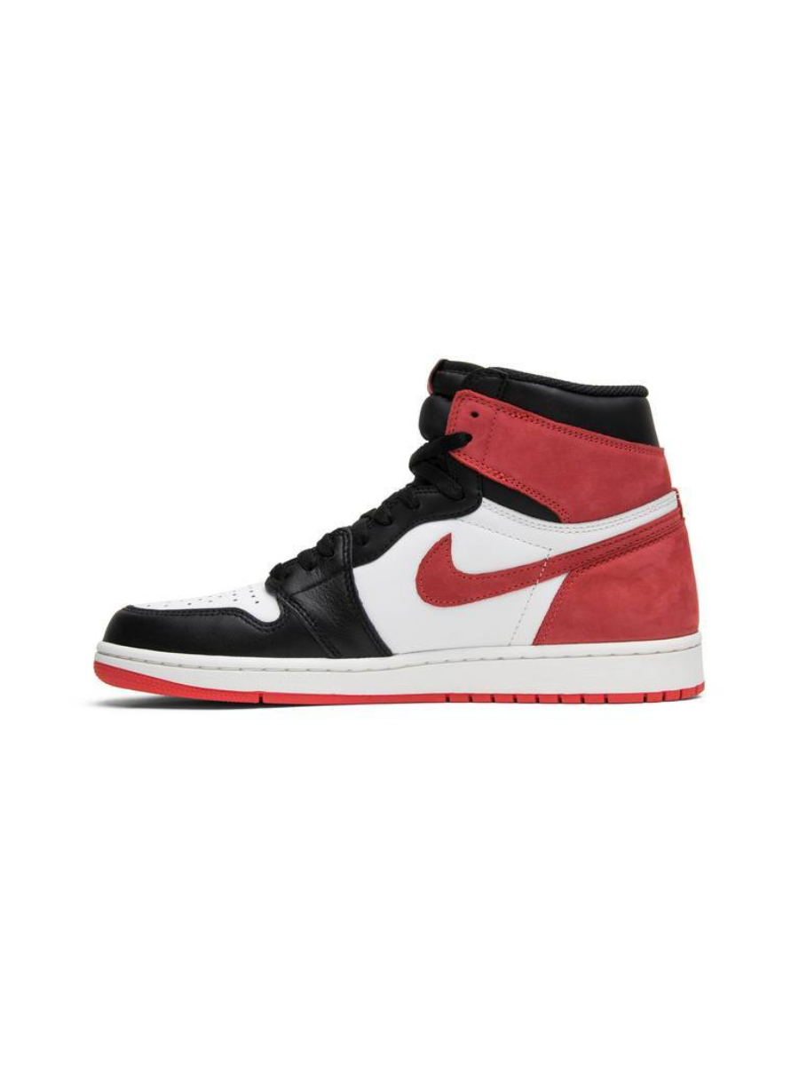 Картинка Кроссовки высокие баскетбольные Nike Air Jordan 1 Retro High Track Red