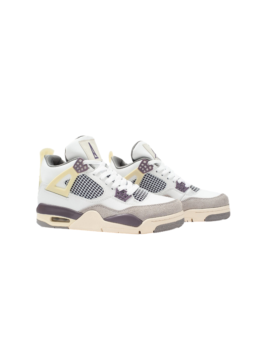 Картинка Кроссовки мужские Nike Air Jordan 4 MA Maniere Beige Brown