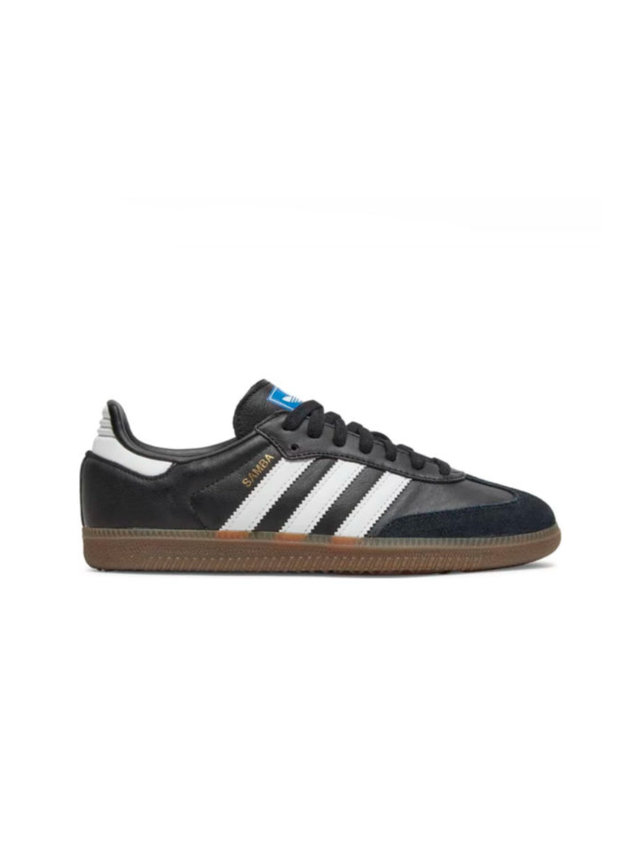 Картинка Кроссовки осенние мужские Adidas Samba OG Black White Gum