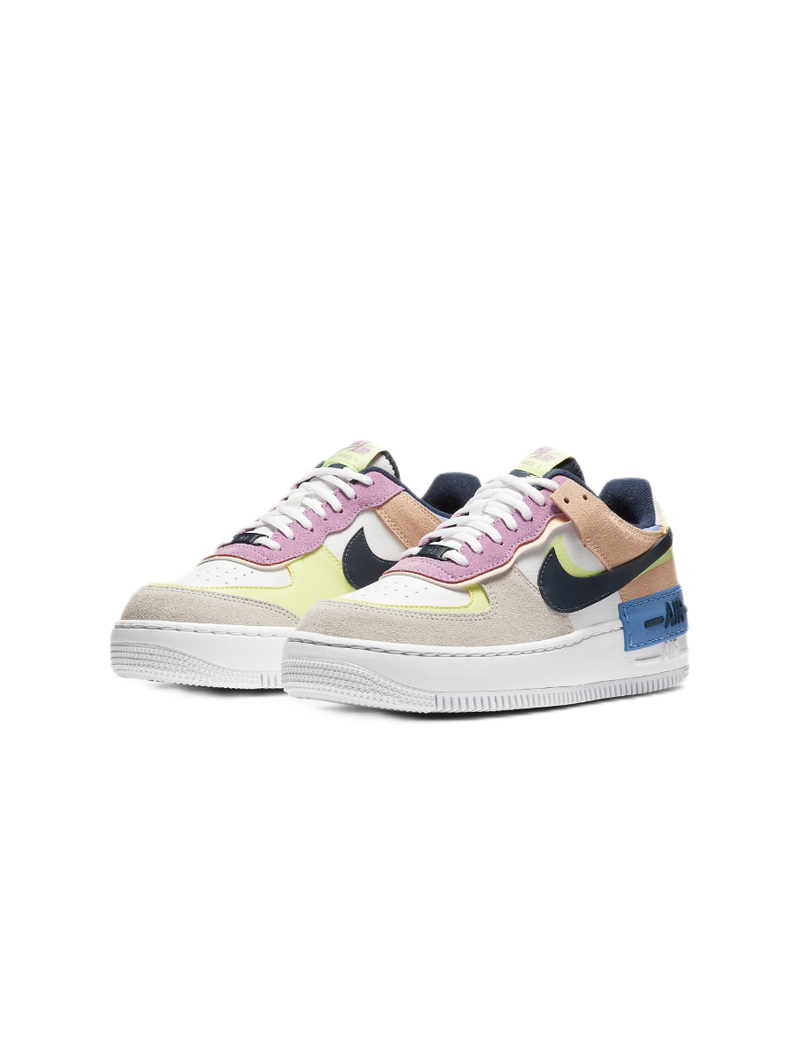 Картинка Кроссовки разноцветные Nike Air Force 1 Low Shadow Photon Dust Crimson Tint