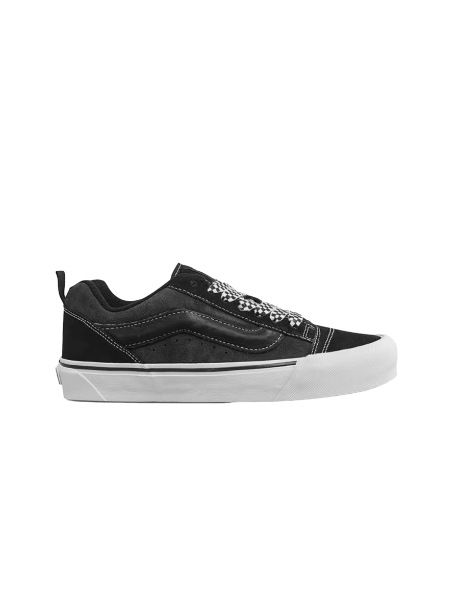 Картинка Кеды летние дышащие низкие Vans Knu Skool Black Charcoal