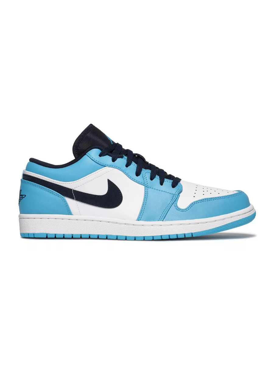 Картинка Кроссовки мужские Nike Air Jordan 1 Low UNC University Blue