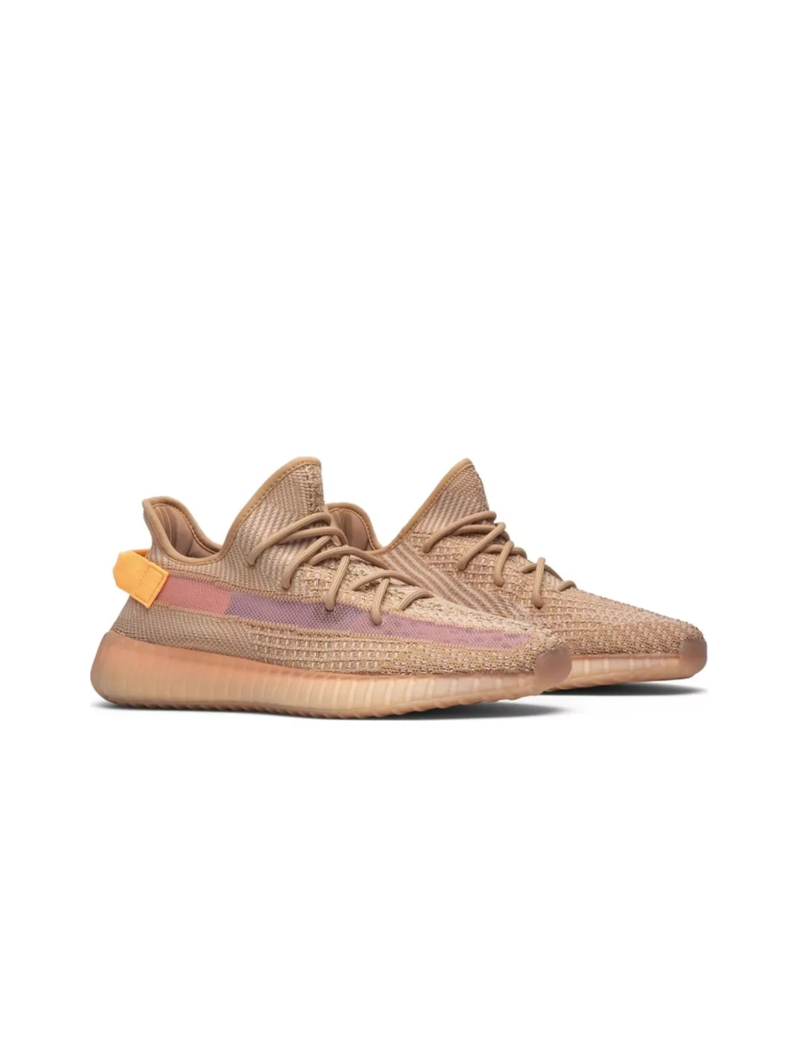 Картинка Кроссовки дышащие с сеткой Adidas Yeezy Boost 350 V2 Clay