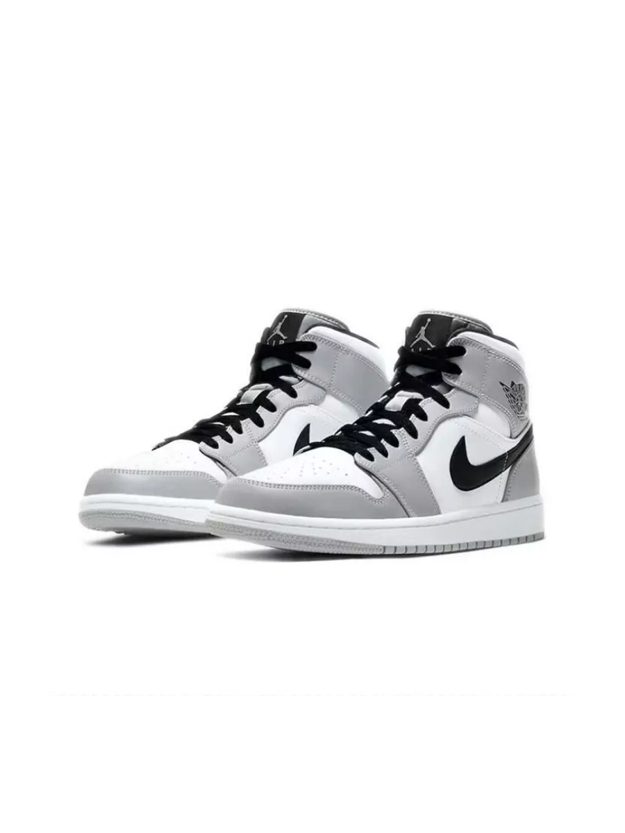 Картинка Кроссовки зимние с мехом термо Nike Air Jordan 1 Hight GRAY