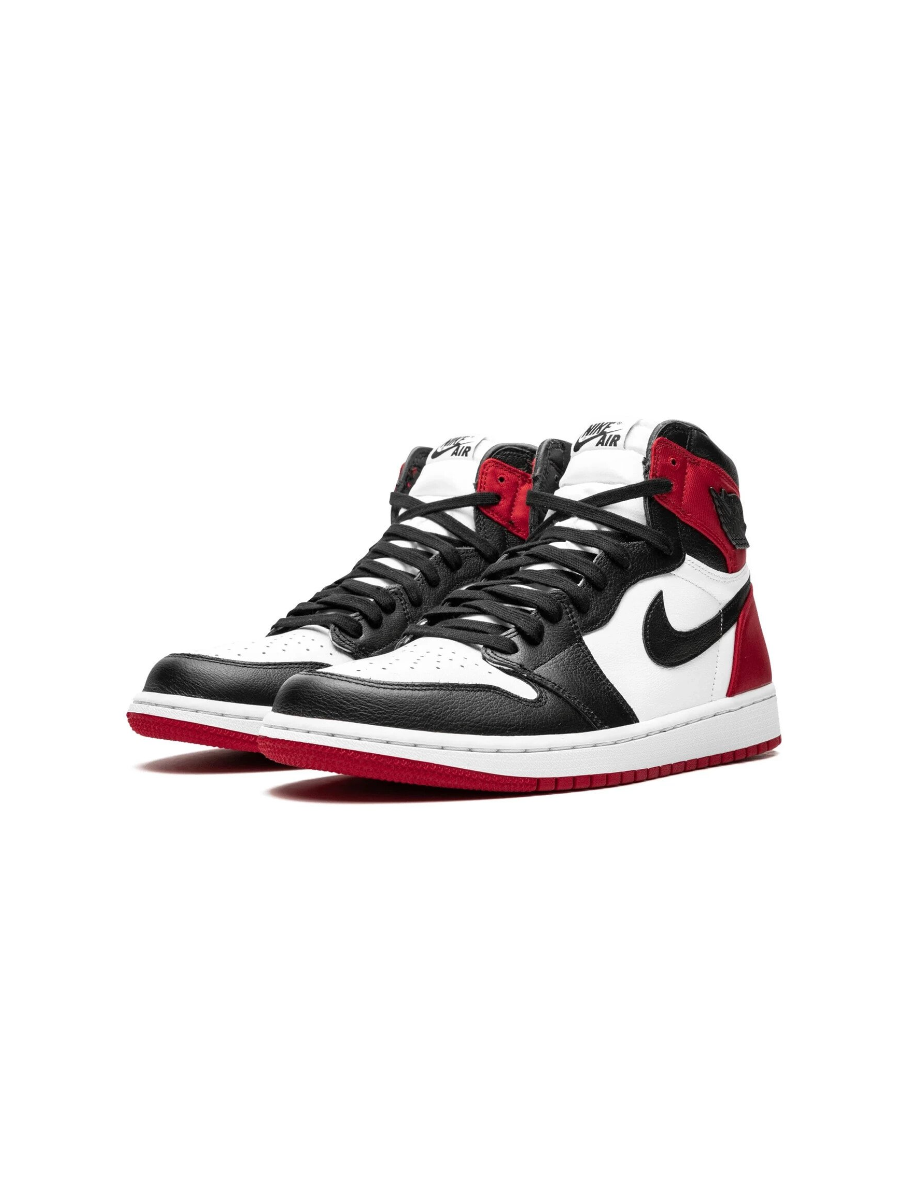 Картинка Кроссовки зимние с мехом Nike Air Jordan 1 Hight Black Toe