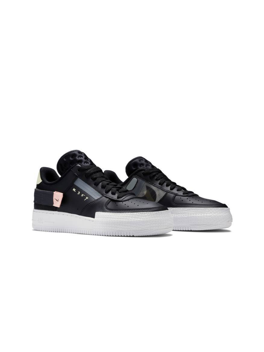 Картинка Кроссовки мужские Nike Air Force 1 Low Type Black  Zinnia Pink