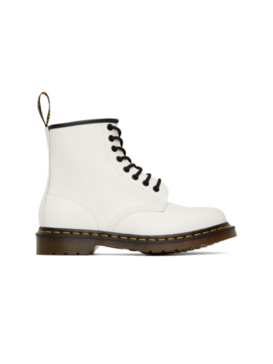 Картинка Ботинки зимние с мехом термо Dr Martens WHITE 