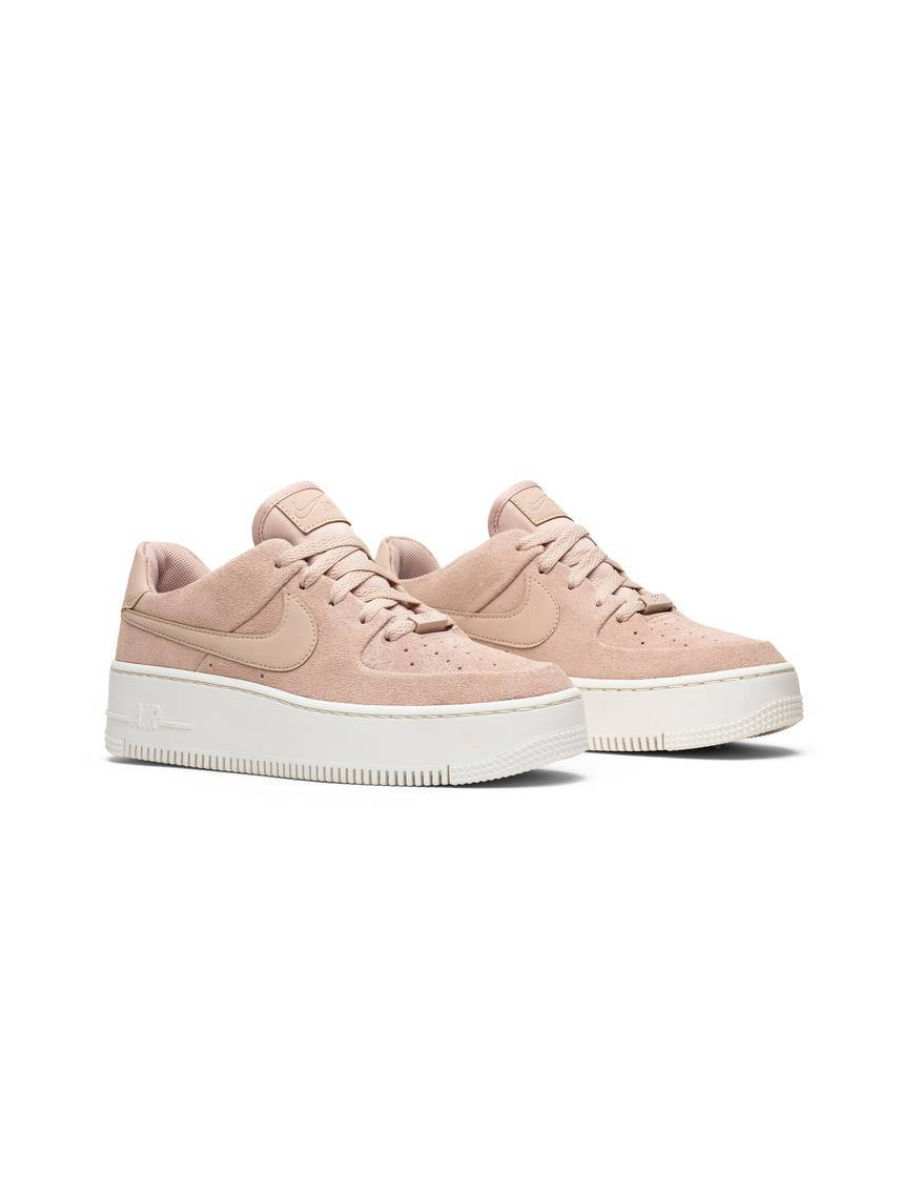 Картинка Кроссовки замшевые весенние Nike Air Force 1 Sage Low Particle Beige