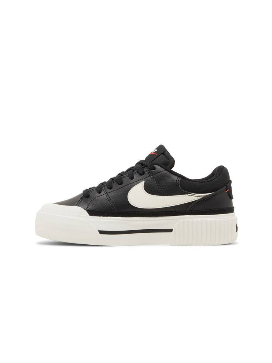 Картинка Кроссовки повседневные Nike Court Legacy Lift Black White Sail