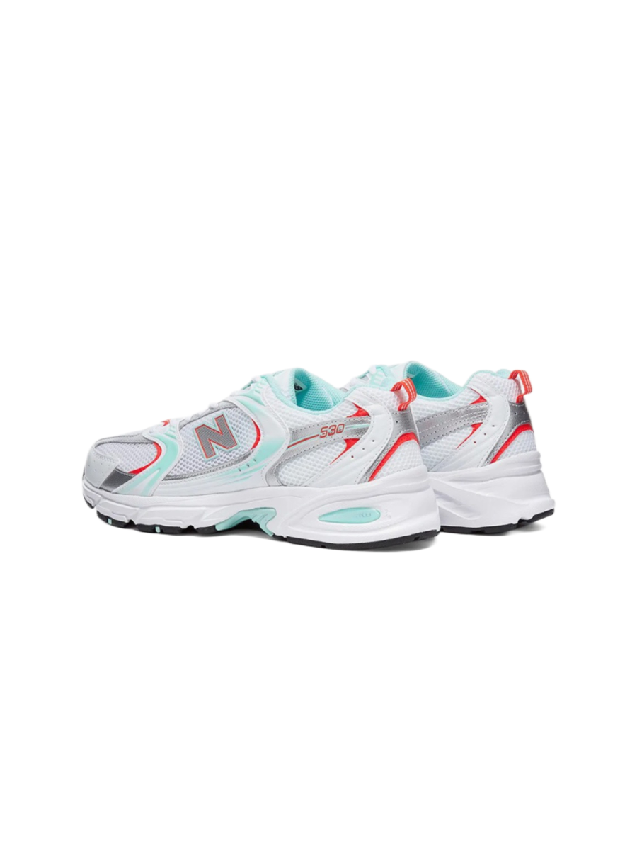 Картинка Кроссовки для бега волейбола New Balance 530 White Turquoise