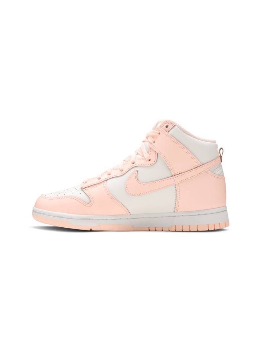 Картинка Кроссовки женские кожаные Nike Dunk High Crimson Tint