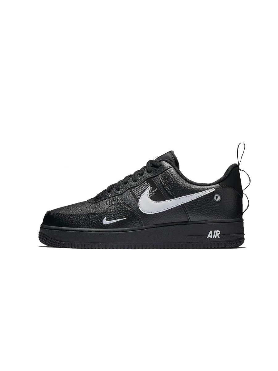 Картинка Кроссовки демисезонные кожаные Nike Air Force 1 Utility Black