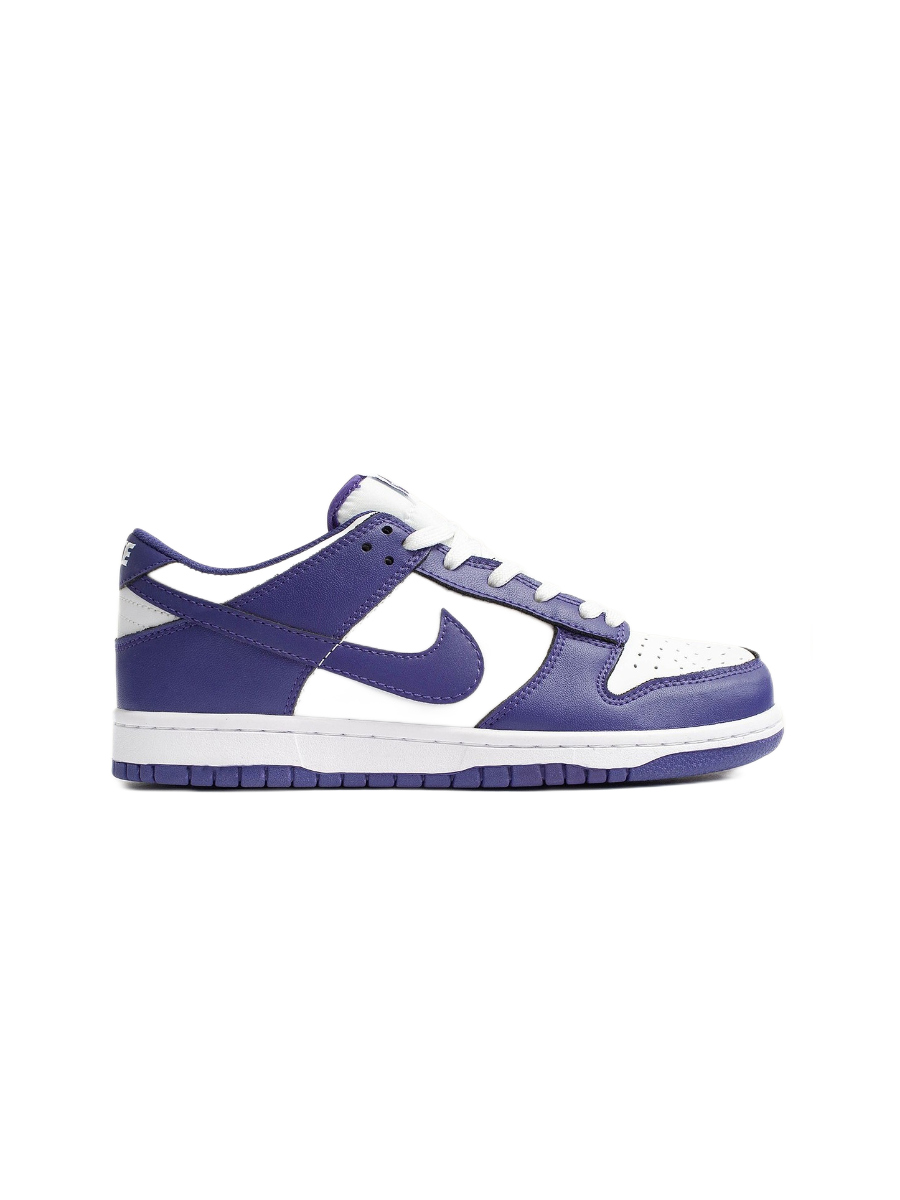 Картинка Кроссовки осенние для ходьбы Nike Dunk Low Court Purple White