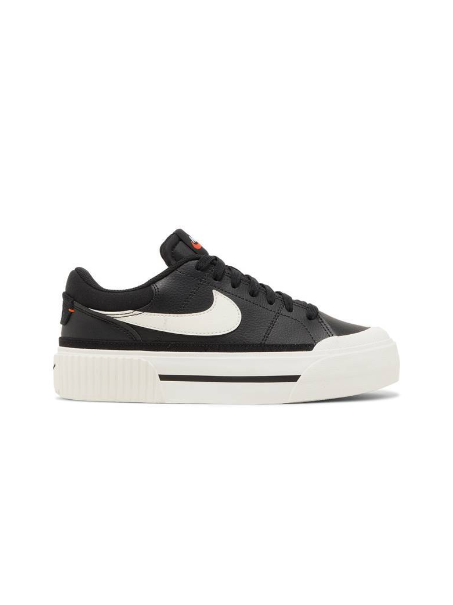 Картинка Кроссовки повседневные Nike Court Legacy Lift Black White Sail