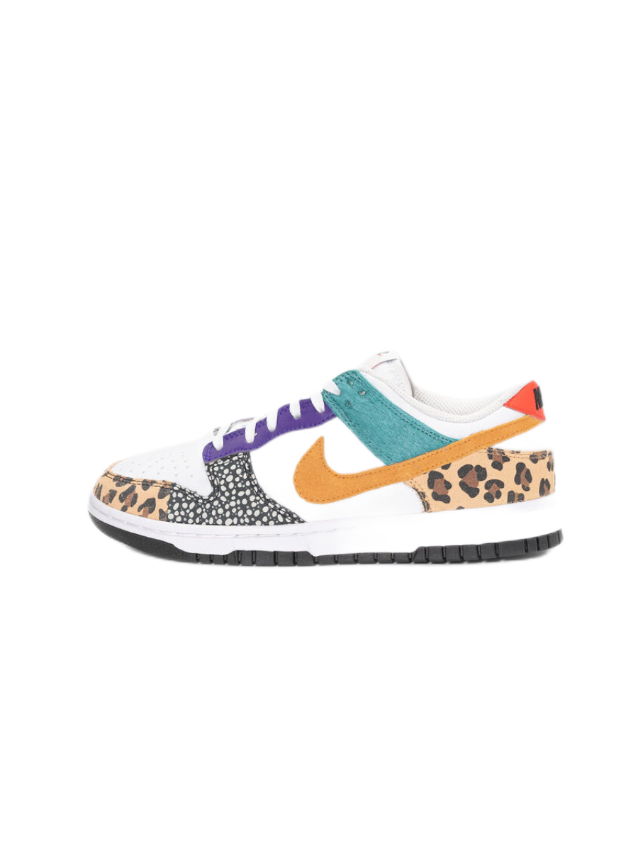 Картинка Кроссовки для подростков летние Nike Dunk Low SE Safari Mix