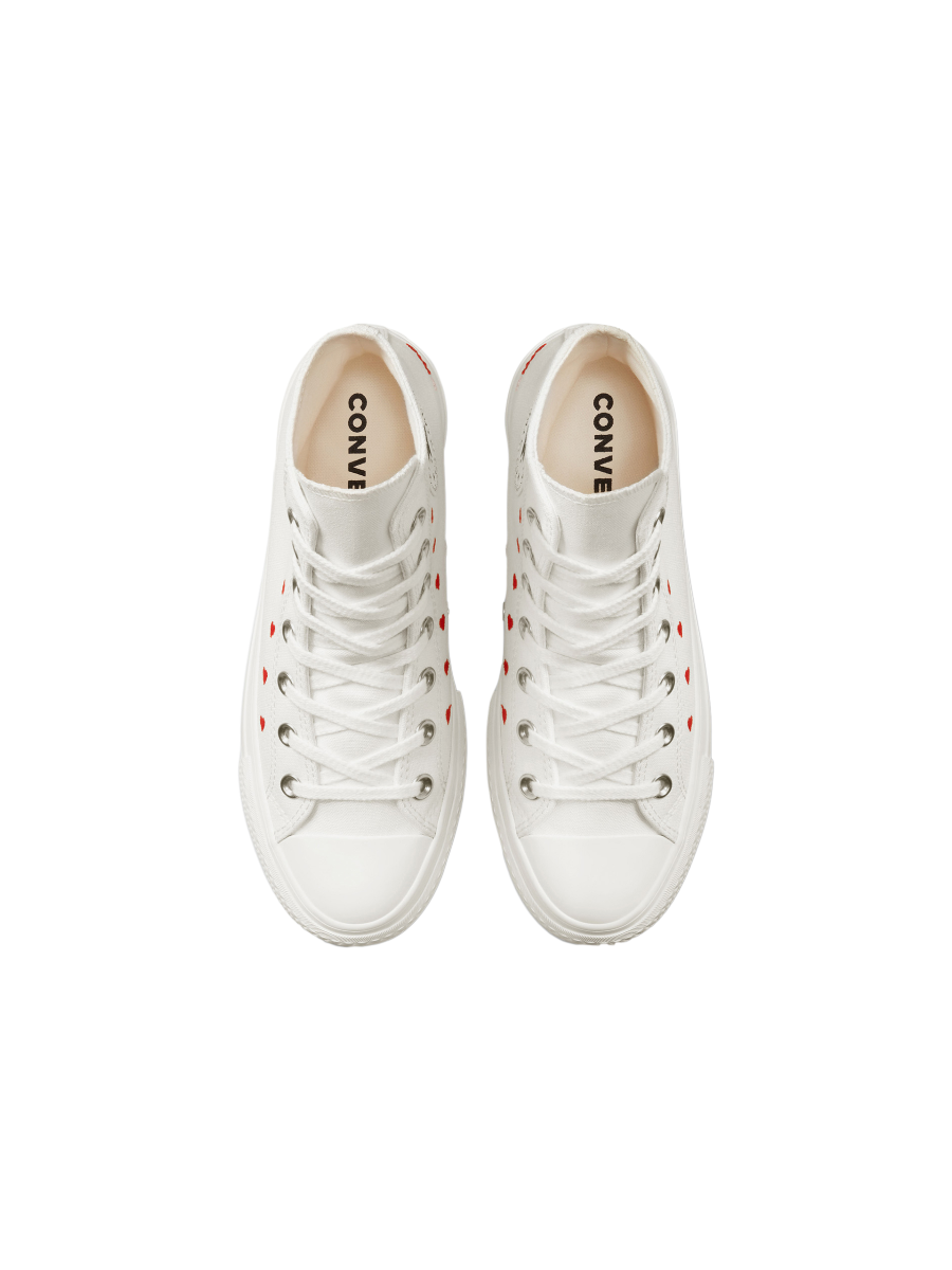 Картинка Кеды Converse Chuck Taylor Crafted With Love Lift High White