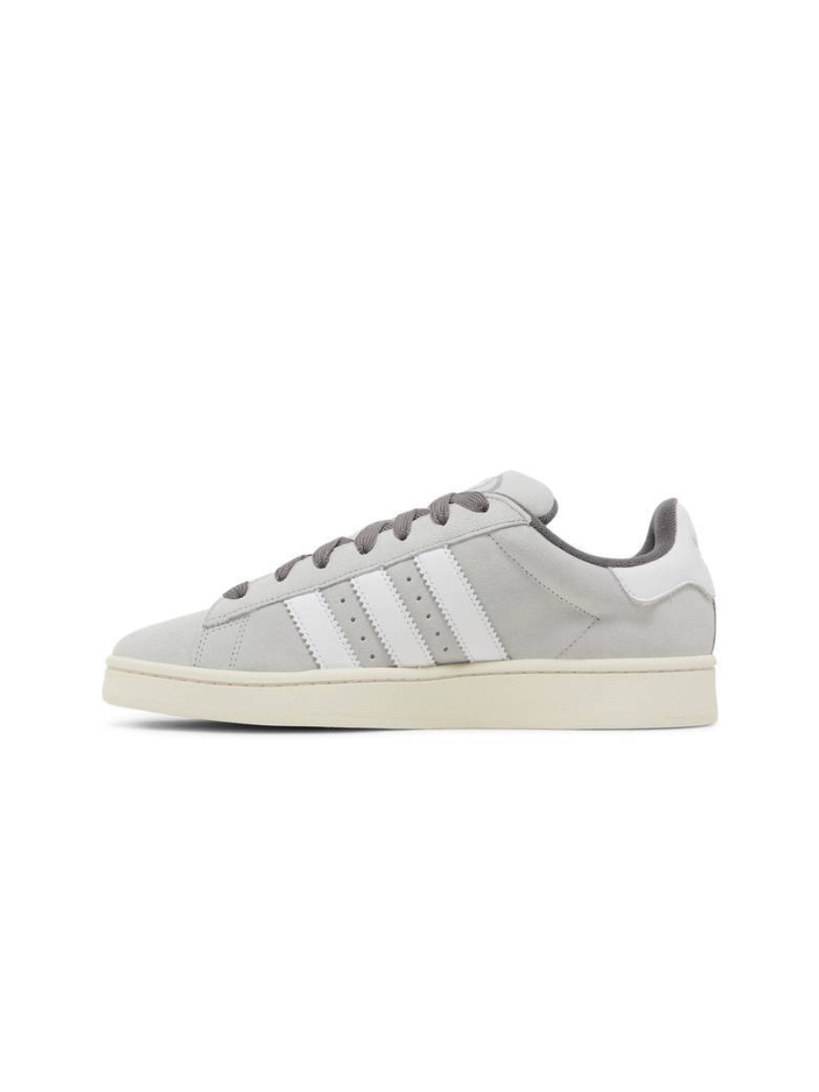 Картинка Кроссовки мужские замшевые Adidas Campus 00s Grey Crystal White