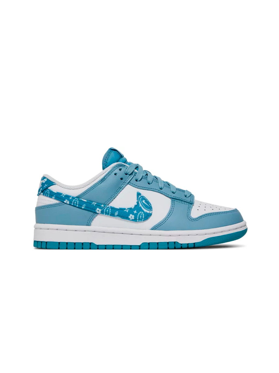 Картинка Кроссовки детские для подростков Nike Dunk Low Paisley Blue