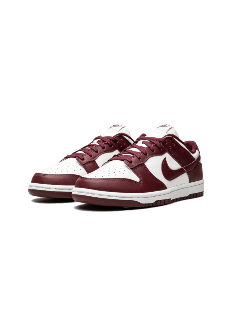 Картинка Кроссовки женские кожаные осенние Nike Dunk Low Bordeaux