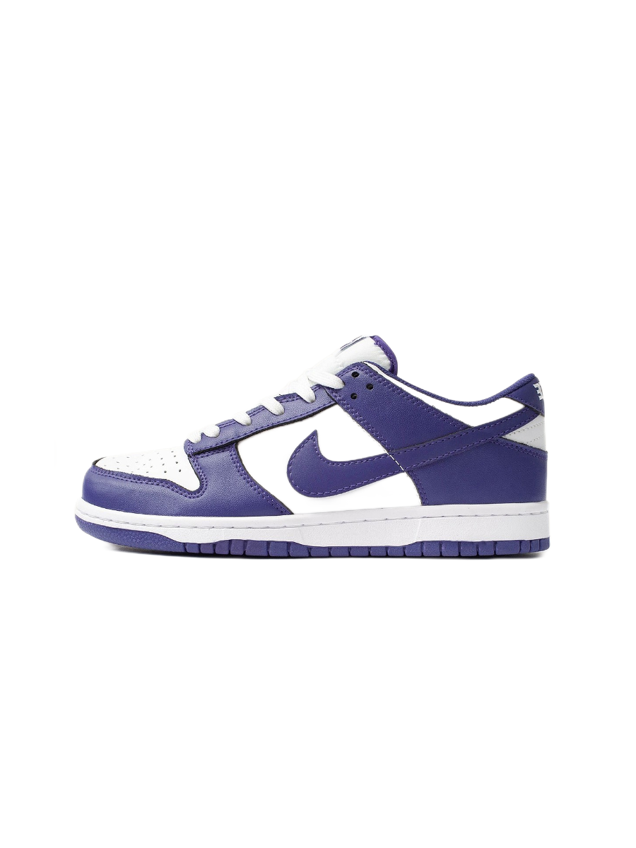 Картинка Кроссовки осенние для ходьбы Nike Dunk Low Court Purple White