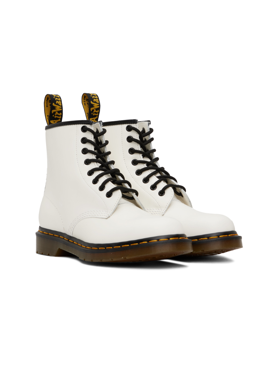 Картинка Ботинки зимние с мехом термо Dr Martens WHITE 