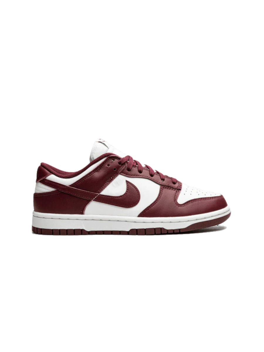 Картинка Кроссовки женские кожаные осенние Nike Dunk Low Bordeaux