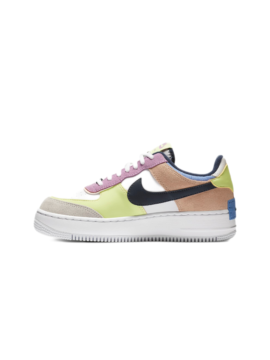 Картинка Кроссовки разноцветные Nike Air Force 1 Low Shadow Photon Dust Crimson Tint