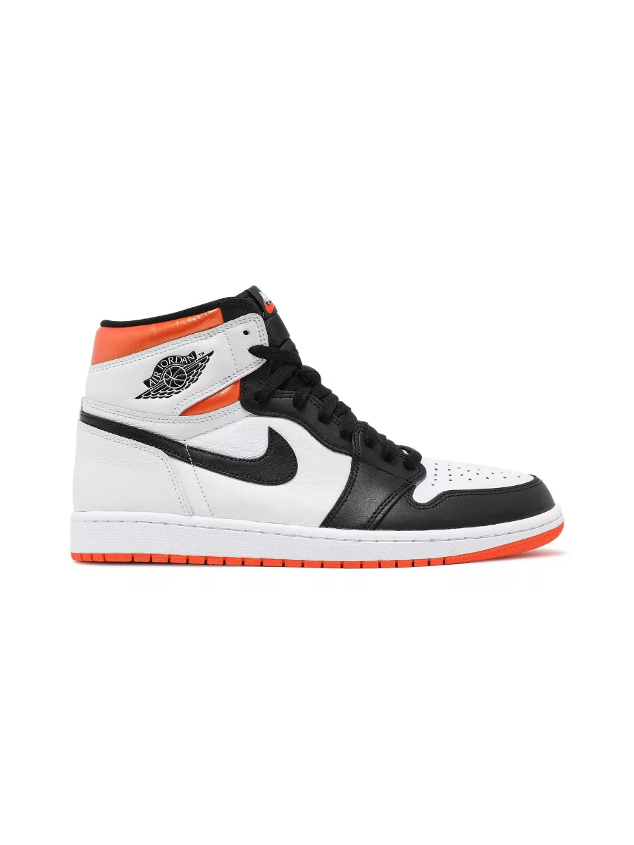 Картинка Кроссовки высокие Nike Air Jordan 1 High OG GS Electro Orange